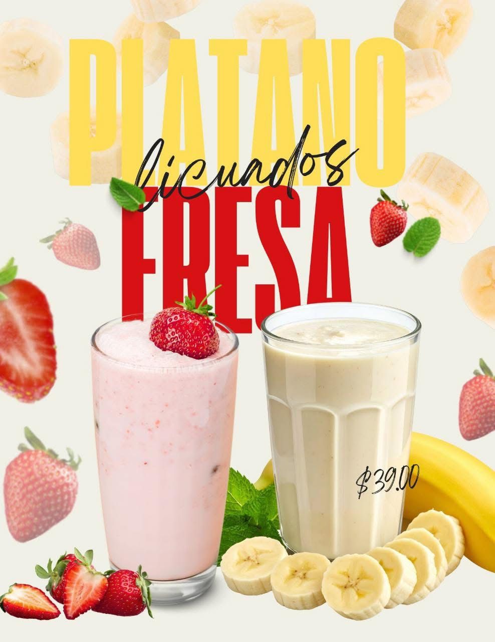 Licuado de Plátano con Chocomilk